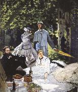Claude Monet Luncheon on the Grass oil painting reproduction